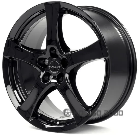 Borbet F 6.5x16 5x114.3 ET50 DIA 72.6 black glossy Borbet F 6.5x16 5x114.3 ET50 DIA 72.6 black glossy