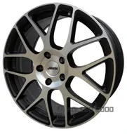 Autec Hexano 8x18 5x112 ET48 DIA 70.1 Schwarz matt poliert