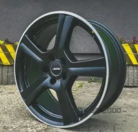 Autec Ionik 6.5x16 5x108 ET50 DIA 63.3 Schwarz matt poliert