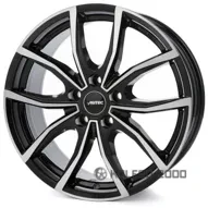 Autec Vidra 6.5x16 5x108 ET45 DIA 63.3 Schwarz Poliert