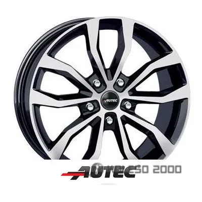 Autec Uteca 7.5x17 5x112 ET36 DIA 66.5 Schwarz Poliert