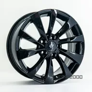 Replica Peugeot GT Y0001 7x16 5x108 ET40 DIA 65.1 Black