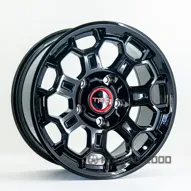 Replica Toyota TRD GT F8672 9x18 5x150 ET12 DIA 110.1 Gloss Black
