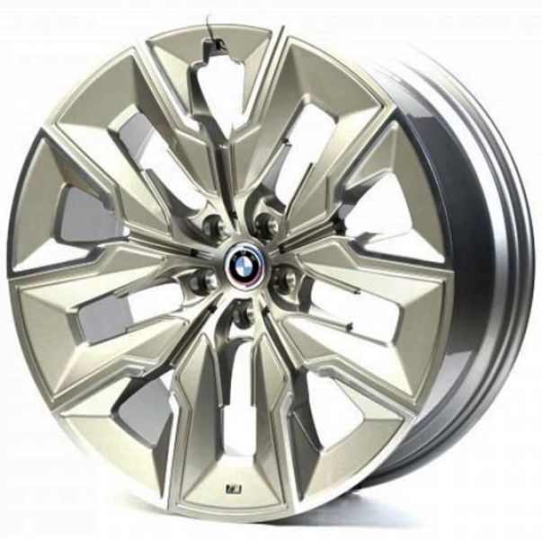 B2 10x21 5x112 ET41 DIA 66.5 gloss graphite with machined face
