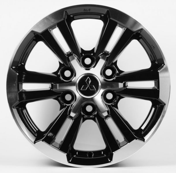 MI1649 7.5x17 6x139.7 ET38 DIA 67.1 Gloss black with Machined Face