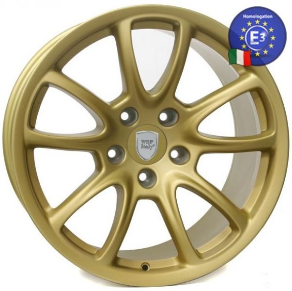 Wsp Italy Porsche W1052 Corsair 8.5x19 5x130 ET53 DIA 71.6 Gold