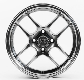 FF005 7x15 4x100 ET36 DIA 73.1 Hyper Black Machine Lip