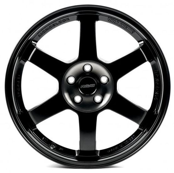 FF044 7.5x17 5x100 ET35 DIA 73.1 Matte Black Machined Centre