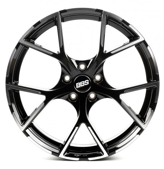 FF599 8x19 5x112 ET42 DIA 57.1 Gloss black with Machined Face