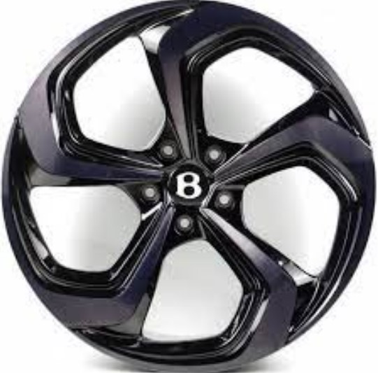 BN22826 10x22 5x130 ET28 DIA 71.5 Gloss Black with Dark Machined Face