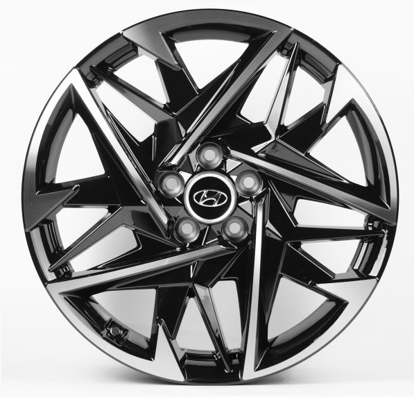 HND296 8x19 5x114.3 ET50 DIA 67.1 Gloss black with Machined Face