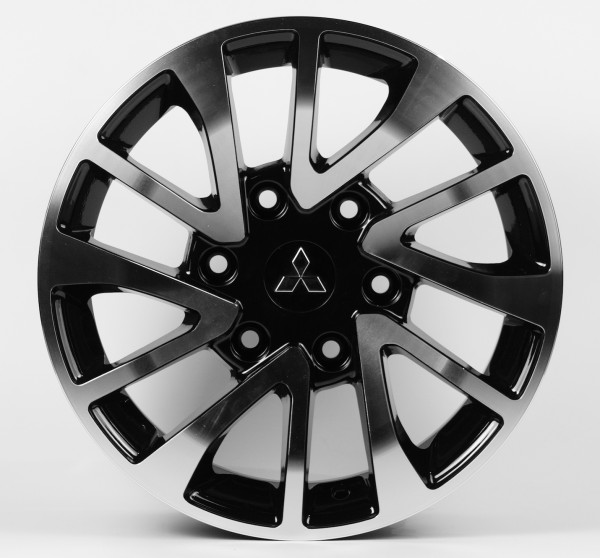 MI1145 7x16 6x139.7 ET35 DIA 67.1 Gloss black with Machined Face