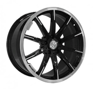 MR1028 10.5x21 5x130 ET24 DIA 84.1 Gloss Black with Matte Polished