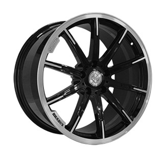 MR1115C 10x21 5x130 ET33 DIA 84.1 Gloss black with Machined Face