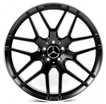 MR1669 11x21 5x112 ET38 DIA 66.6 Satin black lip polish