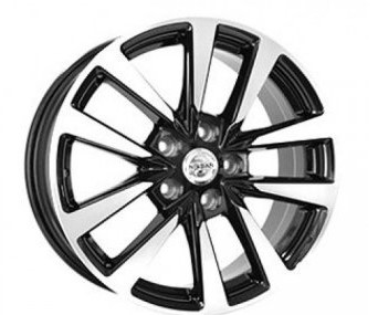 NS5274 7x16 5x114.3 ET40 DIA 73.1 black with machined face