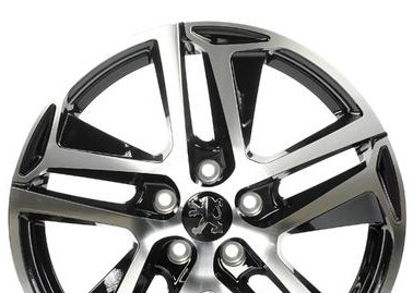 PG5714 7.5x17 5x108 ET42 DIA 65.1 Gloss black with Machined Face