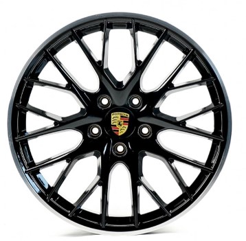 PR3083 11.5x20 5x130 ET69 DIA 71.6 Gloss_Black_Machined_Lip