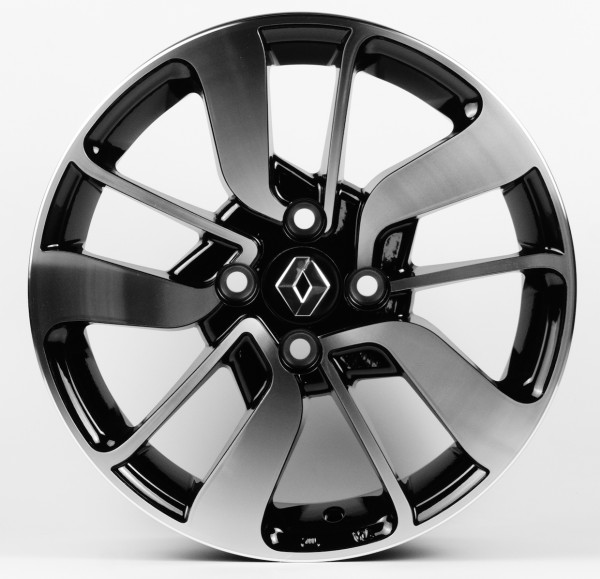 RN1036 6.5x15 4x100 ET36 DIA 60.1 Gloss black with Machined Face