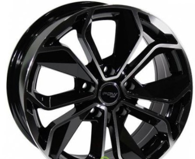 RN2019 7x16 5x114.3 ET37 DIA 73.1 black with machined face