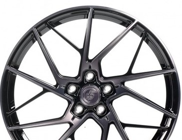 Ws -35M 8.5x20 5x114.3 ET50 DIA 67.1 Gloss Black with Dark Machined Face